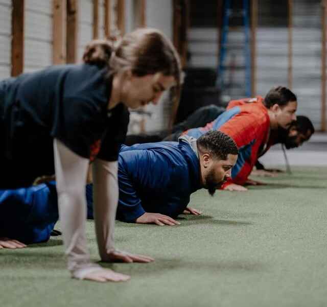Wrestling Training Session